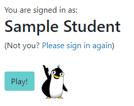 Getting Started Student Logged In