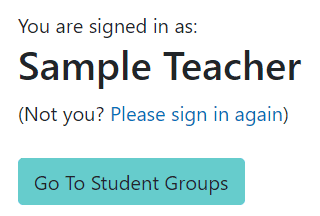 Sample Teacher