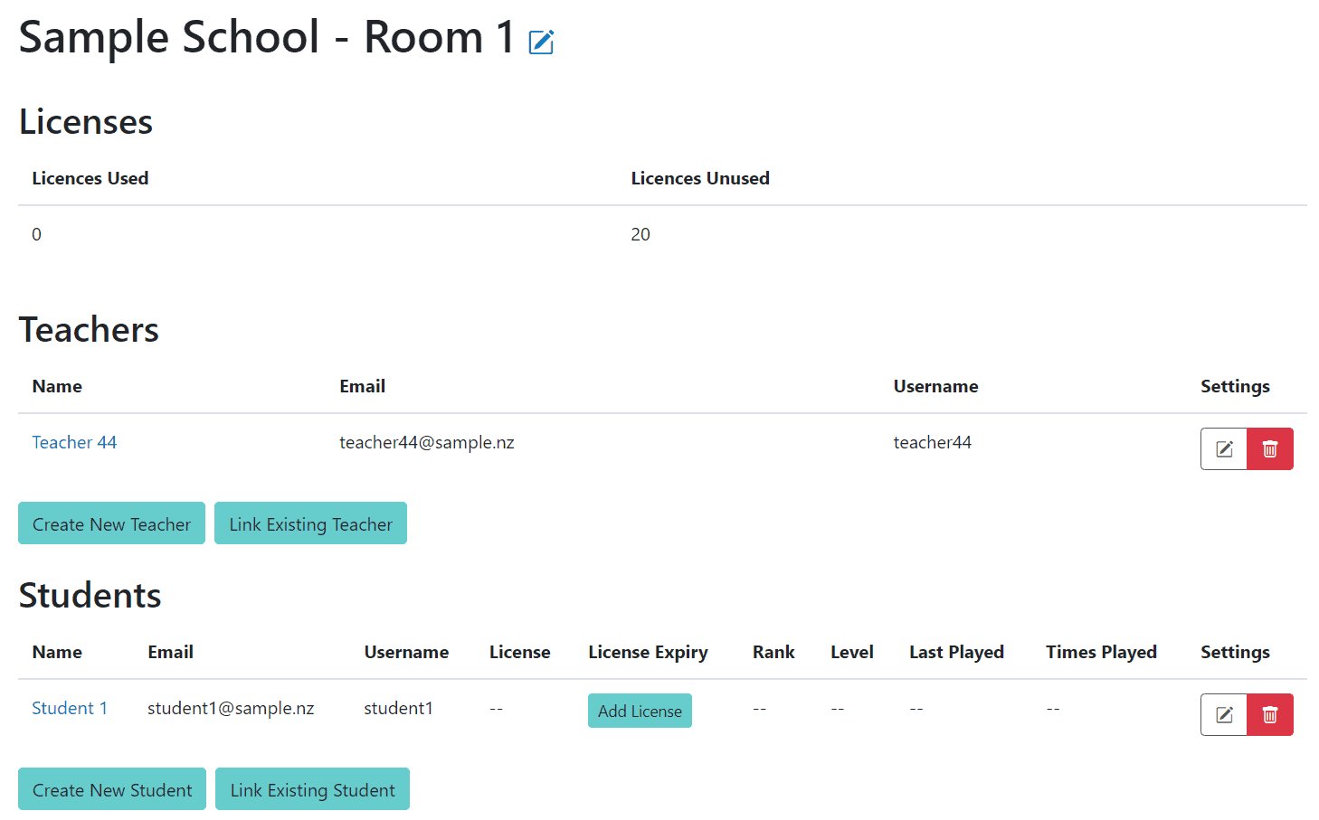 Student Expiry